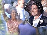 Lisa Curry, 55, stuns in pastel wedding gown as she marries Mark Tabone