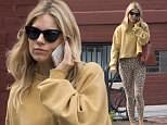 Sienna Miller nails casual chic in a mustard jumper in New York