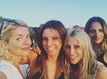 Holly Willoughby unwinds with Nicole Appleton and pals for girls' getaway