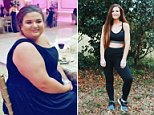 Woman who felt 'trapped' in her body shows off her trim figure after losing 178LBS