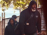 Kendrick Lamar looks downcast as he steps out in Sydney