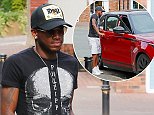 Fred takes his red Range Rover out for a spin before meeting Andreas Pereira for a spot of lunch