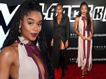 BlacKkKlansman stunners Laura Harrier and Damaris Lewis both rock braids for LA premiere