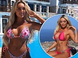 TOWIE's Amber Turner shows off her phenomenal figure in a series of sexy bikini snaps on holiday