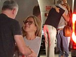 Jennifer Aniston shares a warm goodbye with male friend in Milan