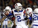 Johnny Manziel better, but Alouettes stumble at end